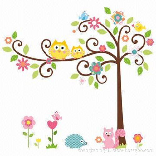 PVC Removable Wall Sticker for Kids with UV and CMYK Print, 41 x 29cm Size